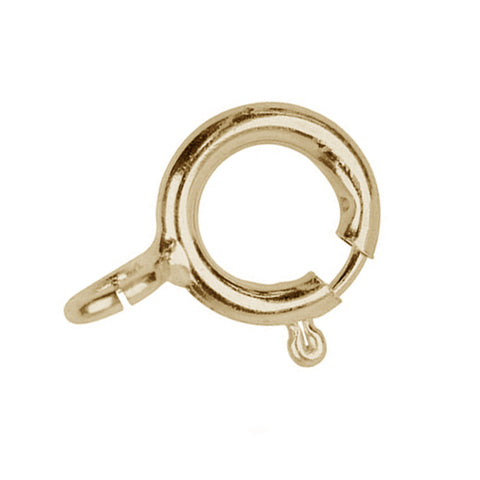 18ct Yellow Gold - Small Spring Ring