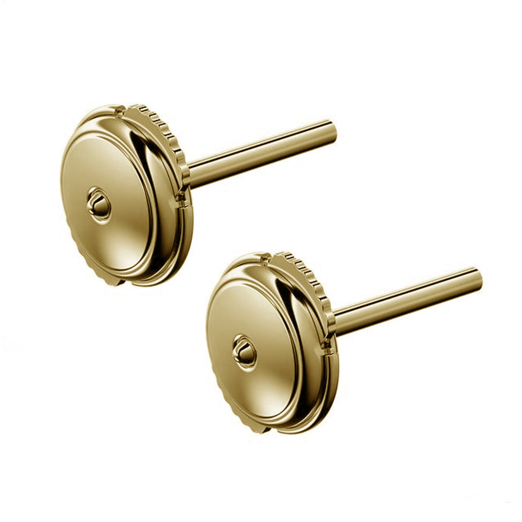 Yellow Earring Spring 9ct Yellow Gold Spring Loaded Earring Backs | Findings – Ore Metals