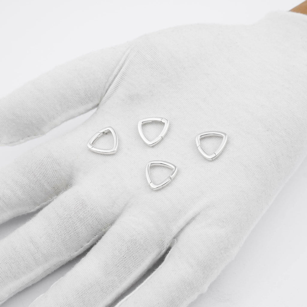 925 Sterling Silver - Regal Triangle Clasp