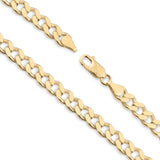 9ct Yellow Gold - Cuban Link - Necklace Chain