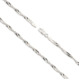 925 Sterling Silver - Singapore Twist - Chain Extender