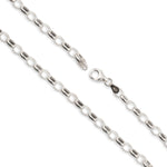 925 Sterling Silver - Oval Belcher - Necklace Chain