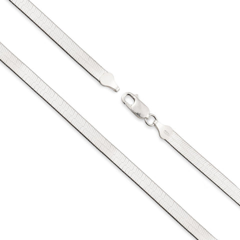 925 Sterling Silver - Herringbone - Necklace Chain