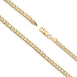 9ct Yellow Gold - Curb - Bracelet Chain