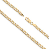 9ct Yellow Gold - Curb - Bracelet Chain