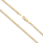 9ct Yellow Gold - Figaro 3:1 - Bracelet Chain