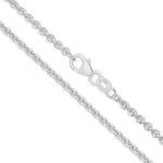 9ct White Gold - Cable - Chain Extender