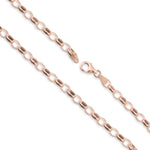 9ct Rose Gold - Oval Belcher - Chain Extender