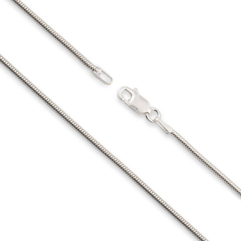 925 Sterling Silver - Snake - Necklace Chain