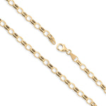 9ct Yellow Gold - Oval Belcher - Necklace Chain