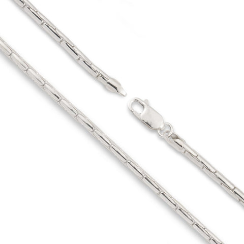 925 Sterling Silver - Drawn Cable - Necklace Chain