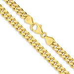 9ct Yellow Gold - Miami Cuban Link - Bracelet Chain