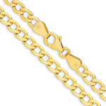 18ct Yellow Gold - New York Curb - Chain Extender