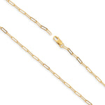 14ct Gold Filled - Mini Paperclip - Bracelet Chain