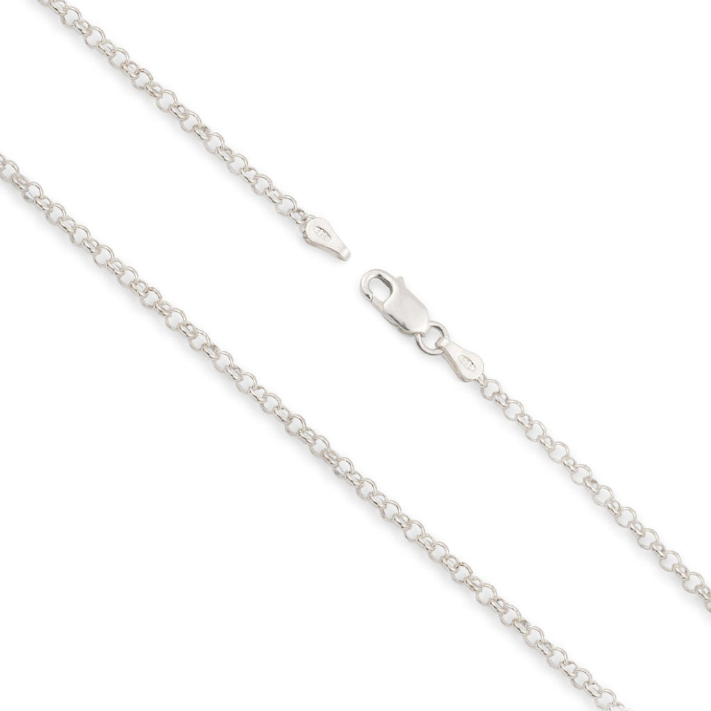 Silver Rolo Chain India 925 Sterling Silver - Rolo - Necklace Chain