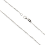 925 Sterling Silver - Diamond Cut Cable - Necklace Chain