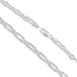 925 Sterling Silver - Paperclip Figaro - Chain Extender