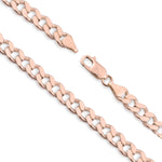 9ct Rose Gold - Cuban Link - Chain Extender