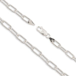 925 Sterling Silver - Industrial Paperclip - Necklace Chain