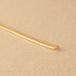 14ct Yellow Gold - Oval Wire