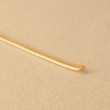 14ct Yellow Gold - Oval Wire