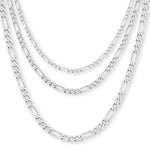 9ct White Gold - L.A. Figaro - Necklace Chain