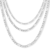 9ct White Gold - L.A. Figaro - Chain Roll