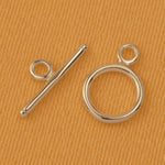 925 Sterling Silver - Flat Toggle Clasp