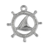 950 Platinum - Sailing Sigil Charm