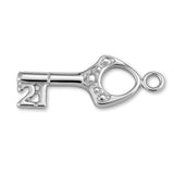 950 Platinum - 21 Treasure Box Key Charm