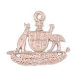 9ct Rose Gold - Australian Coat of Arms Charm