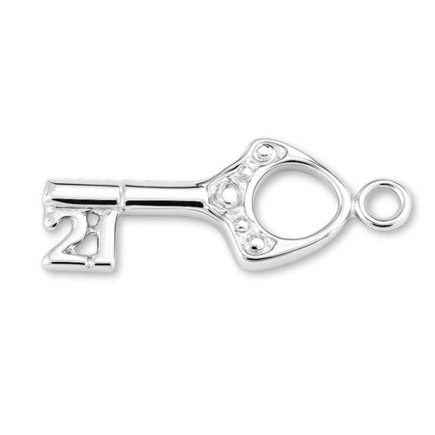 999 Pure Silver - 21 Treasure Box Key Charm