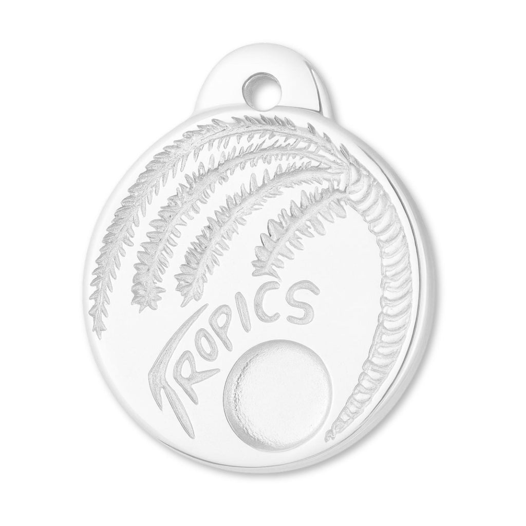 940 Argentium Silver - Tropics Charm