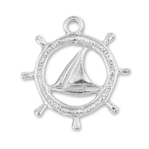 940 Argentium Silver - Sailing Sigil Charm