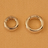 925 Sterling Silver - Spring Loaded Circle Clasp