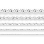 925 Sterling Silver - Cable - Necklace Chain