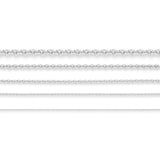 925 Sterling Silver - Kabel - Armbandskedja