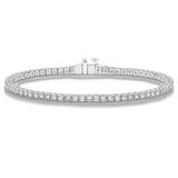 18ct White Gold - 3ct VS+ Diamond - Tennis Bracelet