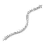 18ct White Gold - 5ct VS+ Diamond - Tennis Bracelet