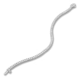 18ct White Gold - 3ct VS+ Diamond - Tennis Bracelet