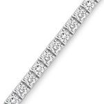 18ct White Gold - 3ct VS+ Diamond - Tennis Bracelet