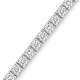 18ct White Gold - 3ct VS+ Diamond - Tennis Bracelet