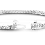 18ct White Gold - 5ct VS+ Diamond - Tennis Bracelet