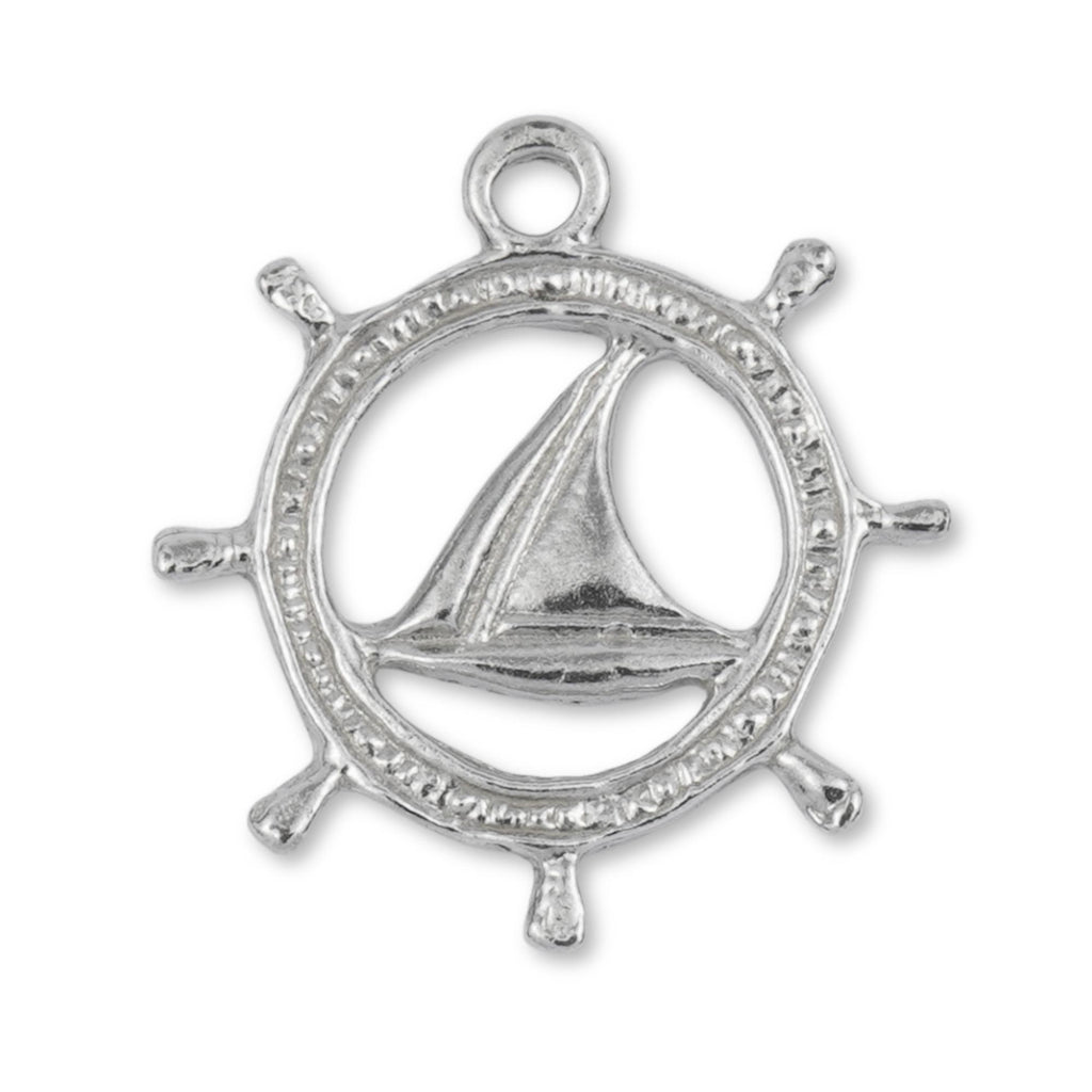 18ct White Gold - Sailing Sigil Charm