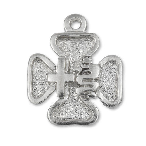 18ct White Gold - Good Fortune Talisman Charm