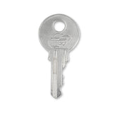 9ct White Gold - Crest House Key Charm