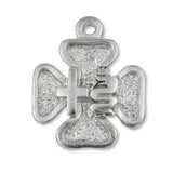9ct White Gold - Good Fortune Talisman Charm