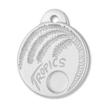 9ct White Gold - Tropics Charm