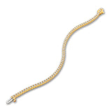 18ct Yellow Gold - 3ct VS+ Diamond - Tennis Bracelet