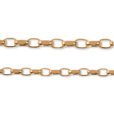 9ct Yellow Gold - Belcher Box - Bracelet Chain